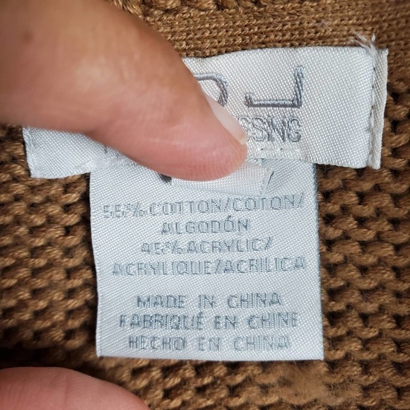 FDJ French Dressing Cardigan Knit Collard Cardigan Sweater Size Medium - Picture 3 of 8